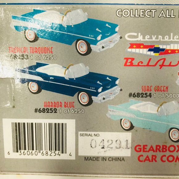 Gearbox 1997 Vintage 1957 Chevy Bel Air Convertible Serial #04291 Pedal Car New - Picture 8 of 10